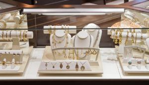 Dominion Jewelers showcase display