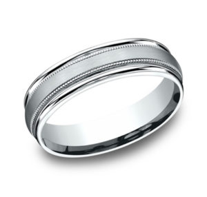 Rounded Edge Wedding Band