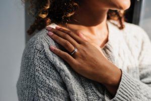 Unique engagement rings with no diamond Virginia
